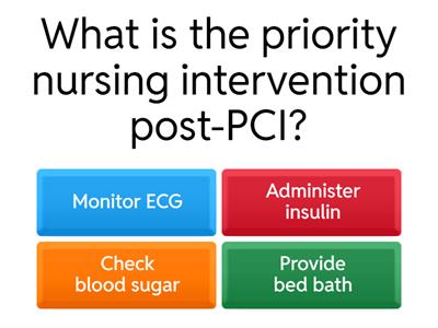 Cardiovascular Nursing Quiz