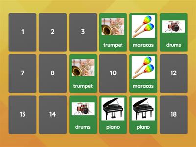 Instruments - Music - 1st grade