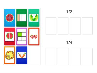 1/2 and 1/4 FRACTION SORTING - BALIK TANAW