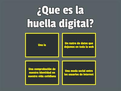 Huella digital y Ciudadania digital