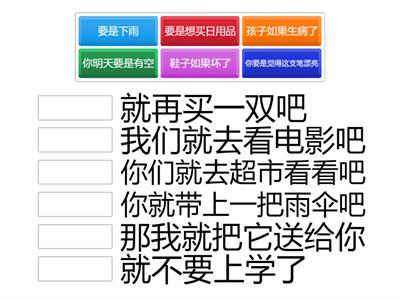中文第五册 要是……就……