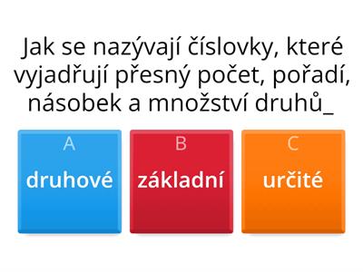 číslovky