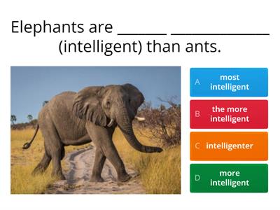 Comparatives and superlatives