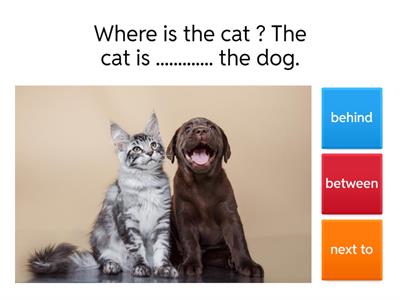 U2 G2 PREPOSITIONS - IN FRONT OF, BEHIND, BETWEEN, NEXT TO 