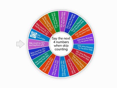 Skip Counting by 2's, 5's and 10's in the Hundreds Silly Snowflake Game