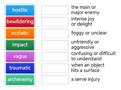 Chapter 1 Restart Vocabulary 