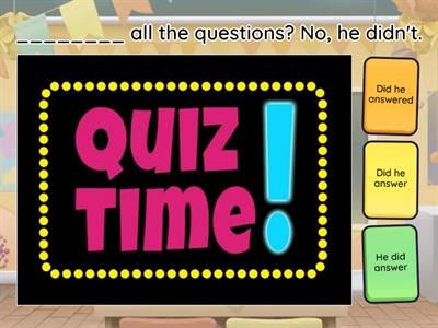 Past simple: Regular verbs