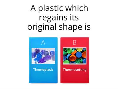 Thermoplastic and thermosetting concept chapter 3 class 8th.   Prepared by Marina Gupta science mistress G.H.S Haripur  