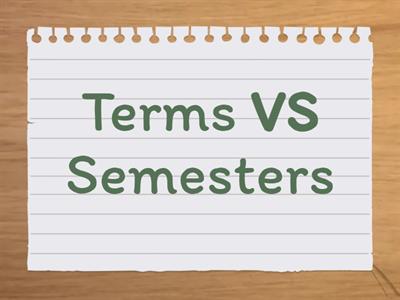 EC I2 M1 7A Education Vocabulary Differences w/ answers