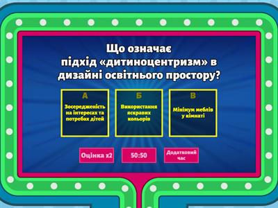 Вимоги дизайну для повноцінного розвитку дітей