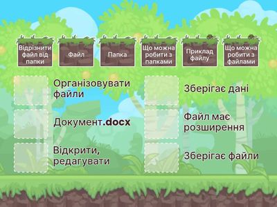 Файли та папки: тест знань