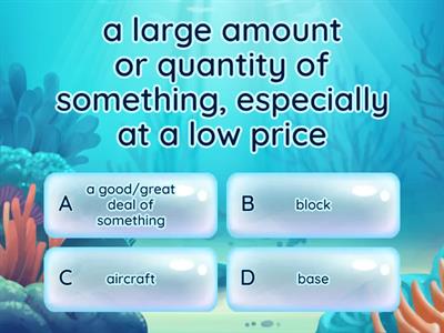 Band 2 DEFINITIONS page1 nouns(quiz game)