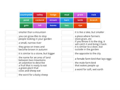  5B - The Country (EF Intermediate plus)