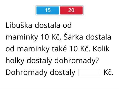 Slovní úlohy 0-20