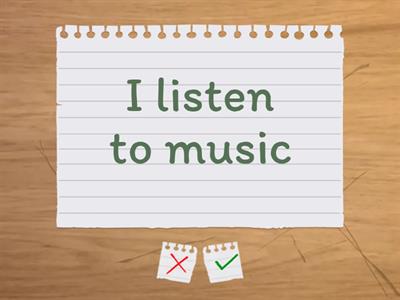 My daily routine verbs