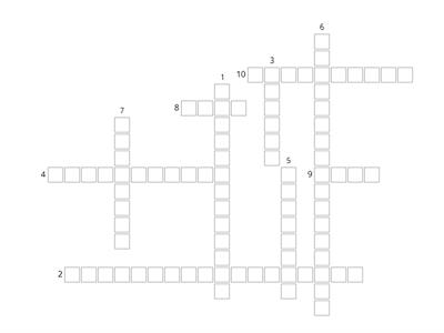 English Through Photography vocabulary crossword