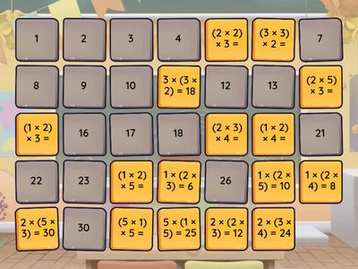 Associative Property-3 Factor Multiplication