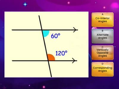 Identify Angles in Parallel Lines