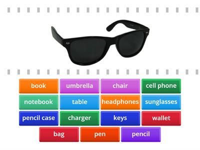 Personal objects (matching)