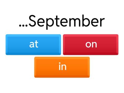  form 4 Prepositions of time new