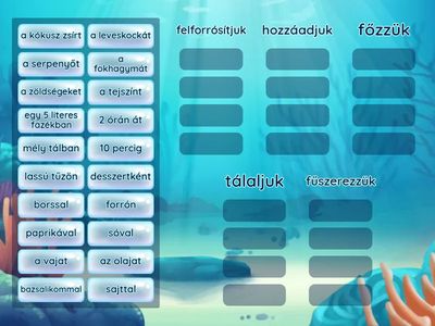 Mit csináljunk főzéskor?