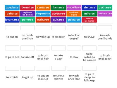 Reflexive Verbs (Daily Routine)