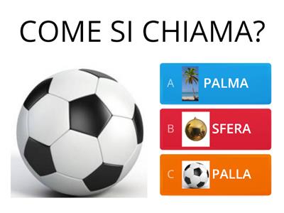 QUIZ SUL CALCIO IN C.A.A.