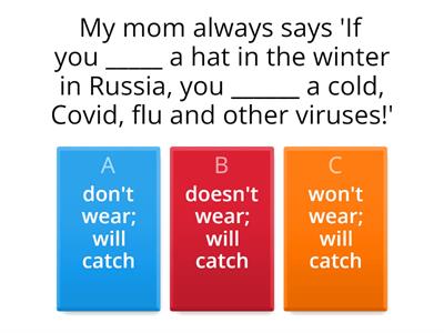 1st Conditional practice