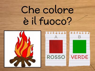 Che colore è? (PRIMA PRESCRITTURA)