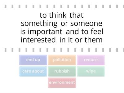 Teens 1: U6 vocabulary