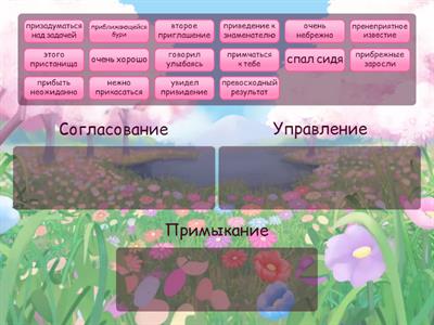 Виды словосочетаний 1