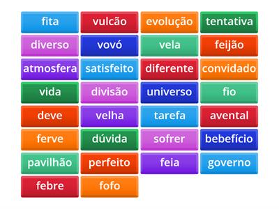 Diferenciação Fonemas F e V