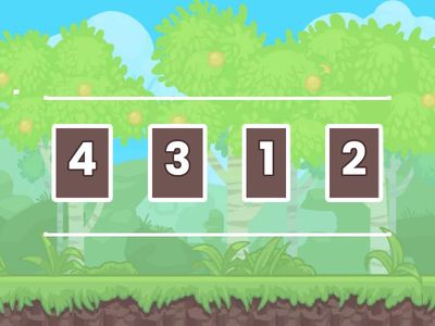 Розстав числа у порядку збільшення