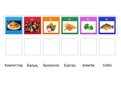 пайдалы және зиянды тағамдар