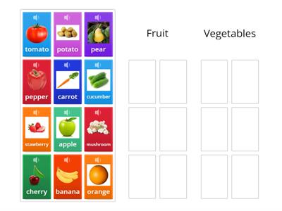 Fruit/Vegetables 2 клас 