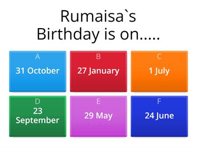 Quiz for friends and family