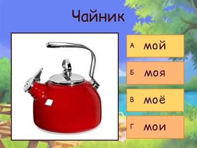 Посуда. Мой-моя-моё-мои