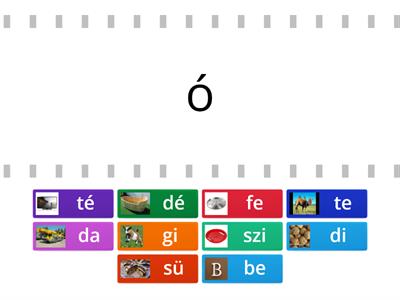 Szótag - párosító képpel (d - t)