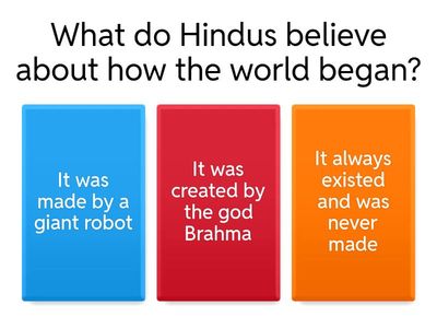 Hinduism - creation