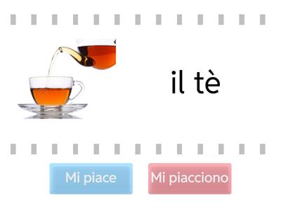 Mi piace o mi piacciono?