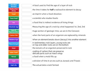 FOSSILS AND GEOLOGIC TIME