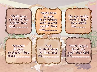 Grammar: Reported speech 2 (Level intermediate + 9A)