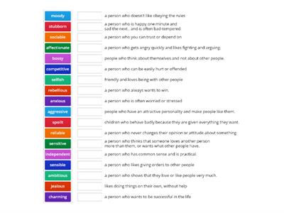 American English File 3 Personalities unit 1