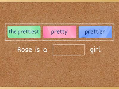 Degrees of comparison