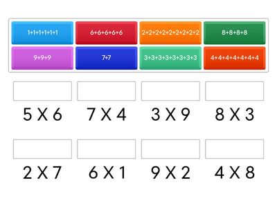 Sumas reiteradas vs Multiplicaciones