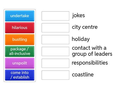  UNIT 4  - COLLOCATIONS 