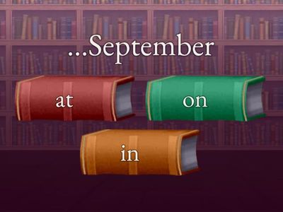  Prepositions of time