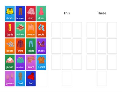 Указательные местоимения this/ these