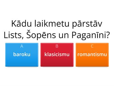 6.1. Romantisms.