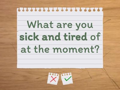 EF Upper Unit 10B Collocations (idioms) - discuss